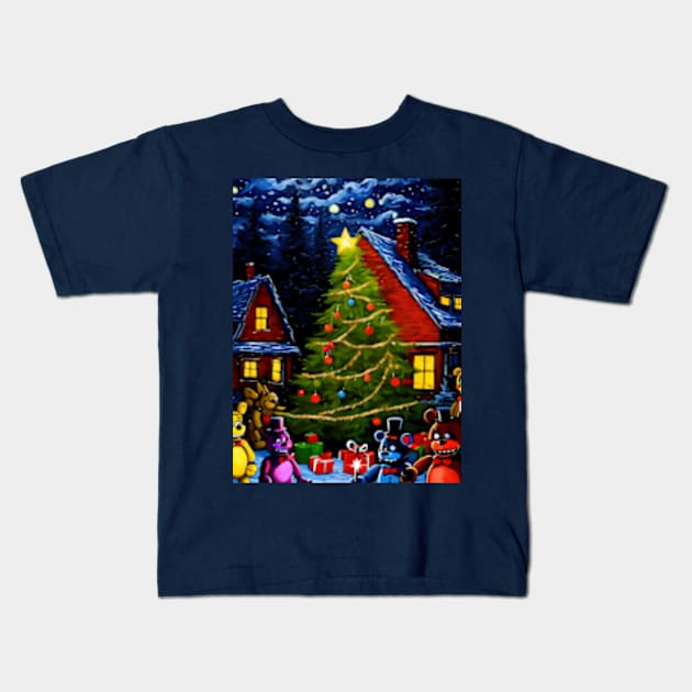 Celebration Nights Kids T-Shirt by Rogue Clone